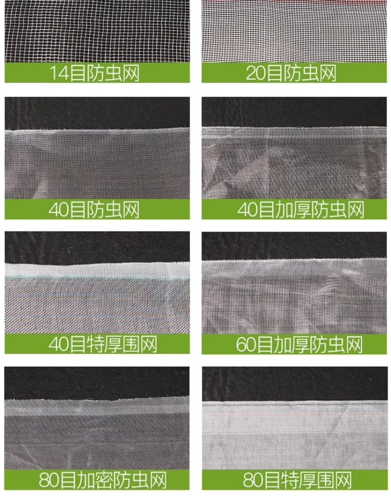 防虫网蔬菜大棚果树专用防虫网加厚40目60目80目青蛙蝗