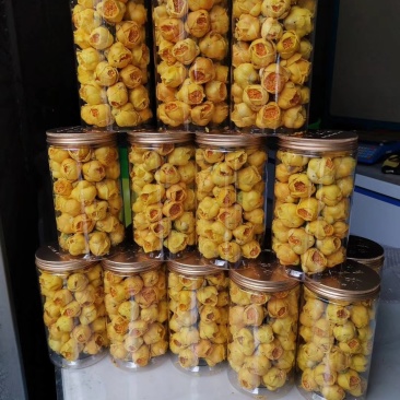 正宗广西防普金花茶烘干花金花茶冻干花基地直销