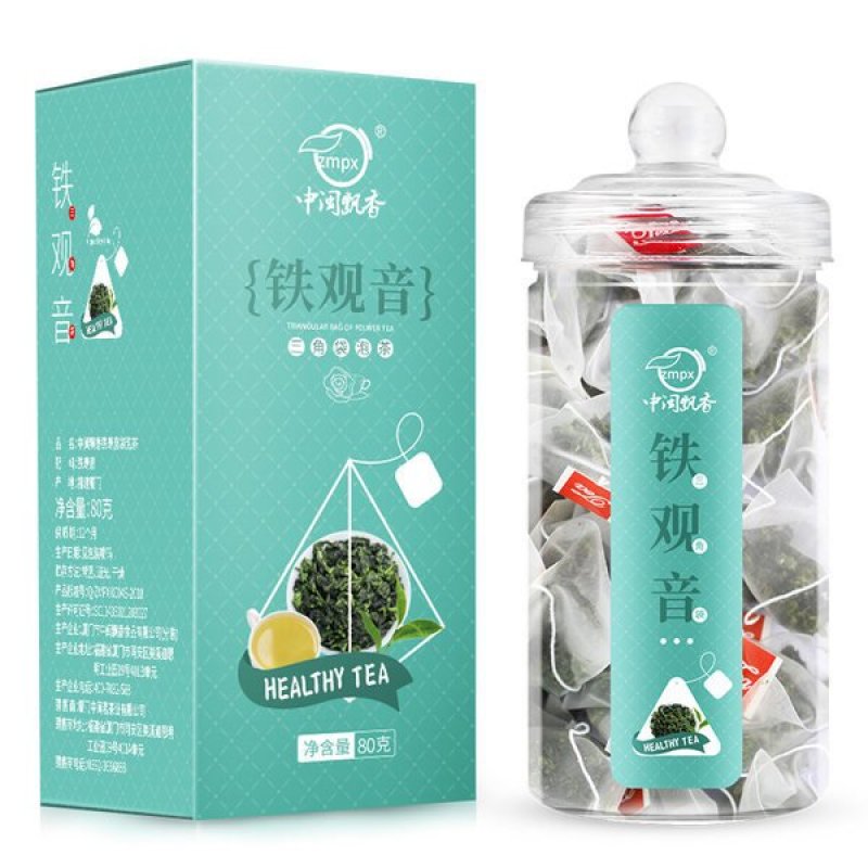 安溪铁观音茶叶三角袋小包装袋泡茶新茶浓香型共40小包