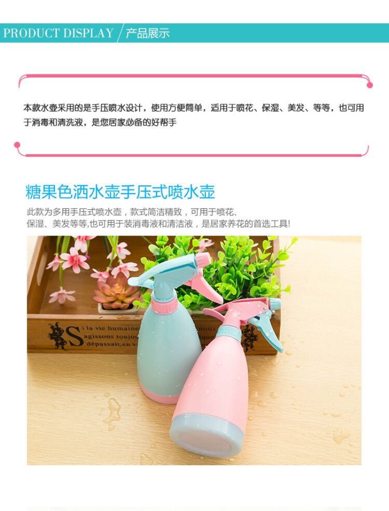喷壶浇水浇花专用糖果喷壶