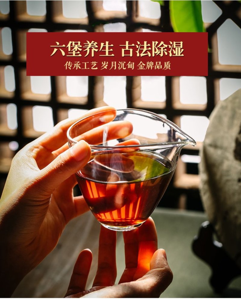 六堡茶金花5年金花10年各种年份的金花陈年六堡茶