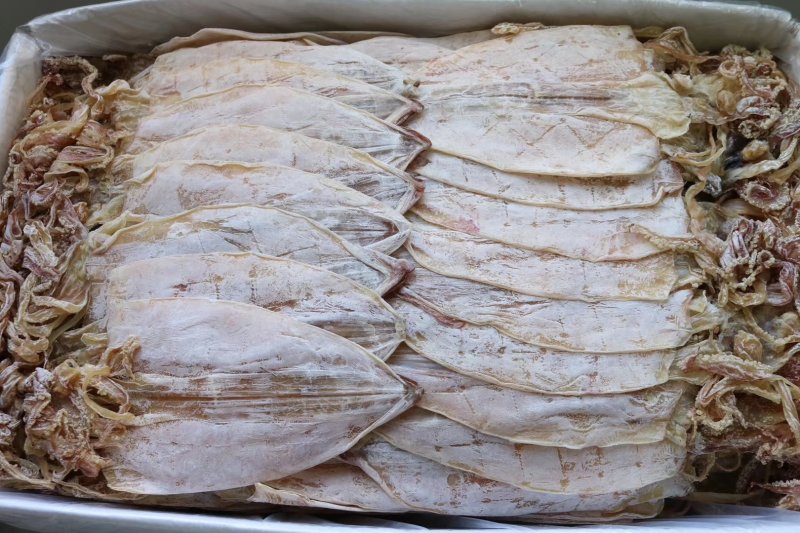 直销批发特级AAAA北海1号特大鱿鱼干10条规格