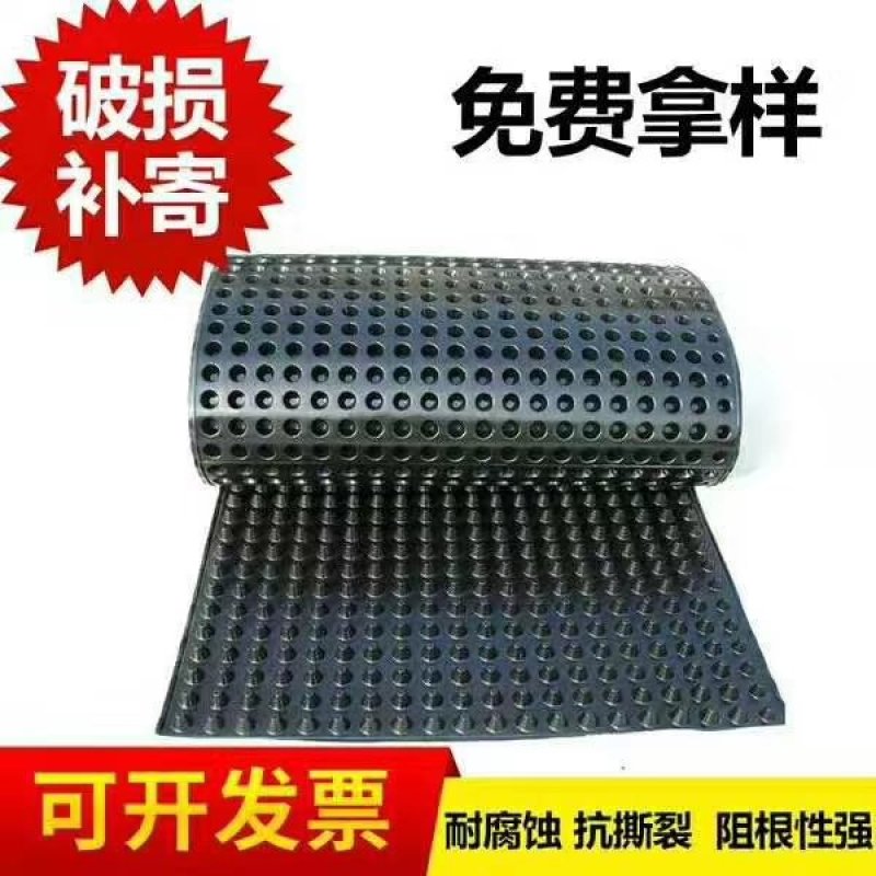 塑料排水板厂家，车库顶板排水板蓄排水板厂家绿化疏水板