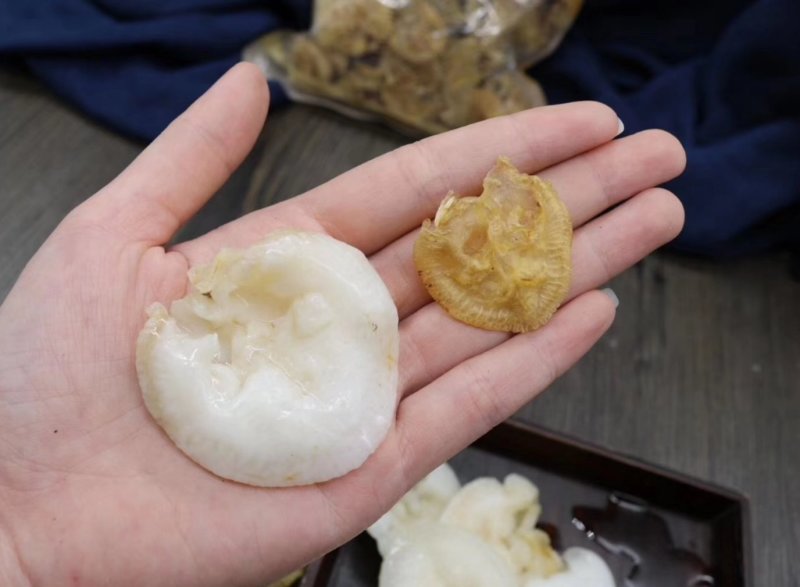直销批发精选特级200头缅甸赤鱼胶一斤装平民鱼胶经济实