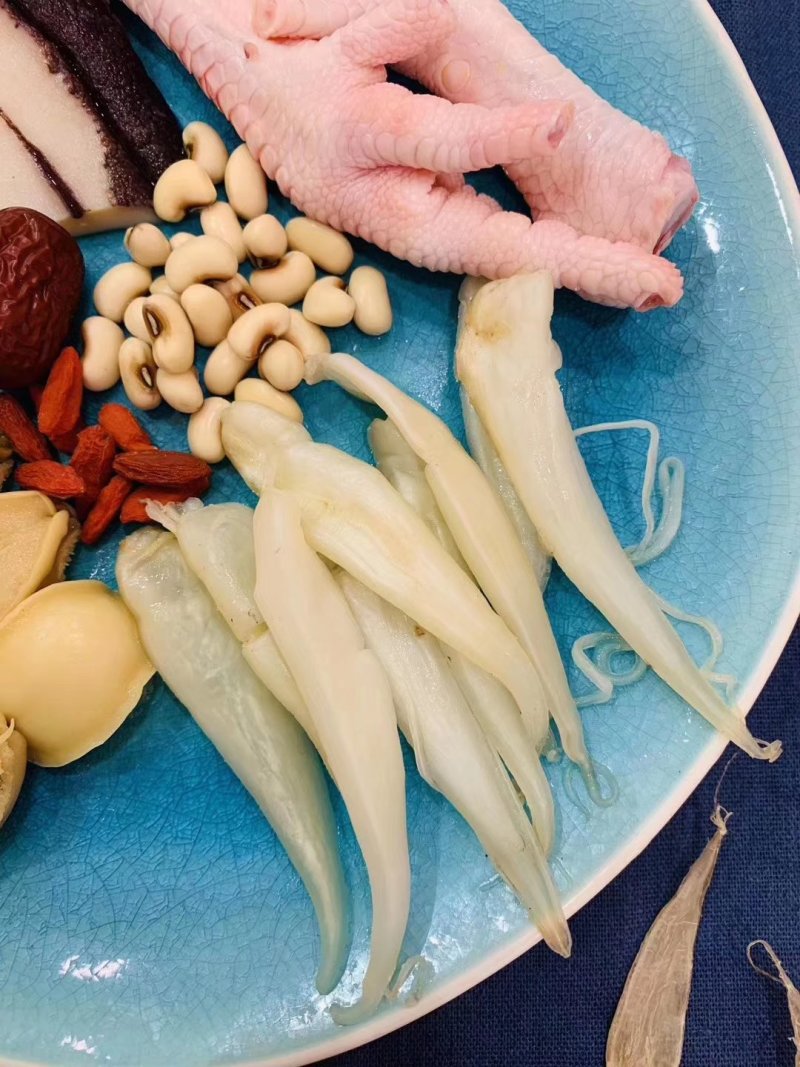 直销批发特级650头缅甸豆仁胶小黄花胶一斤装