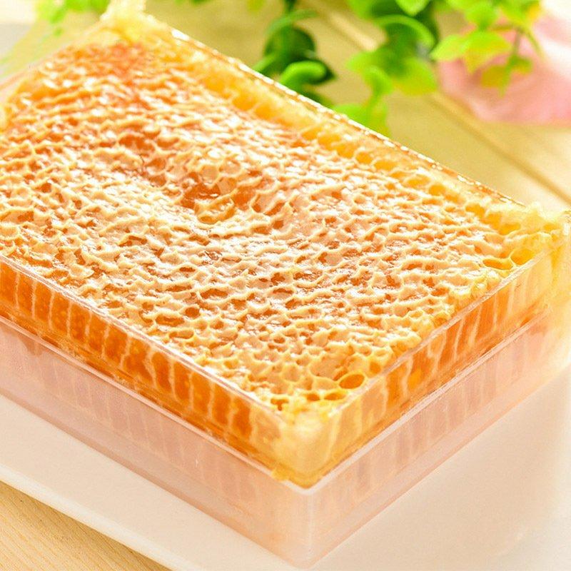 【放心蜜】蜂巢蜜500克/个~包邮自然成熟封盖率高
