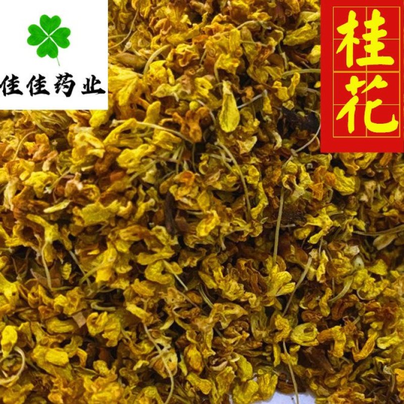 桂花干桂花茶颜色好味道好货干供应各种中药材花茶