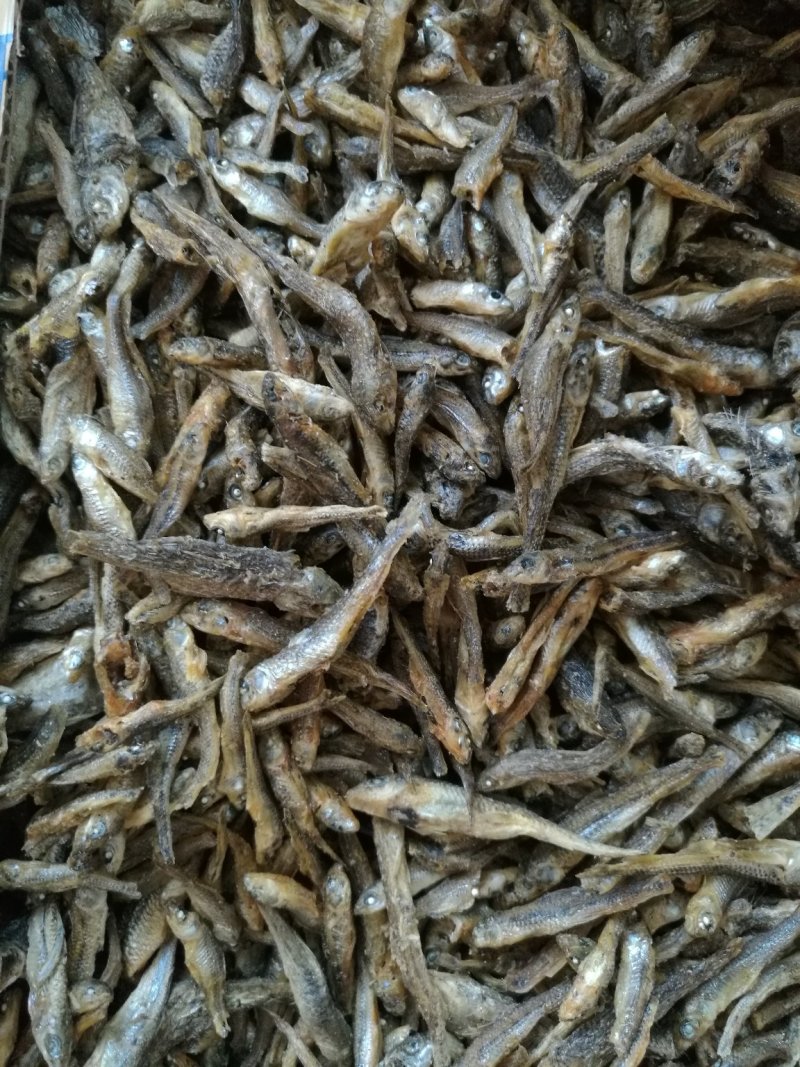 淡水小鱼干5厘米左右，淡盐水煮干水质非常好，