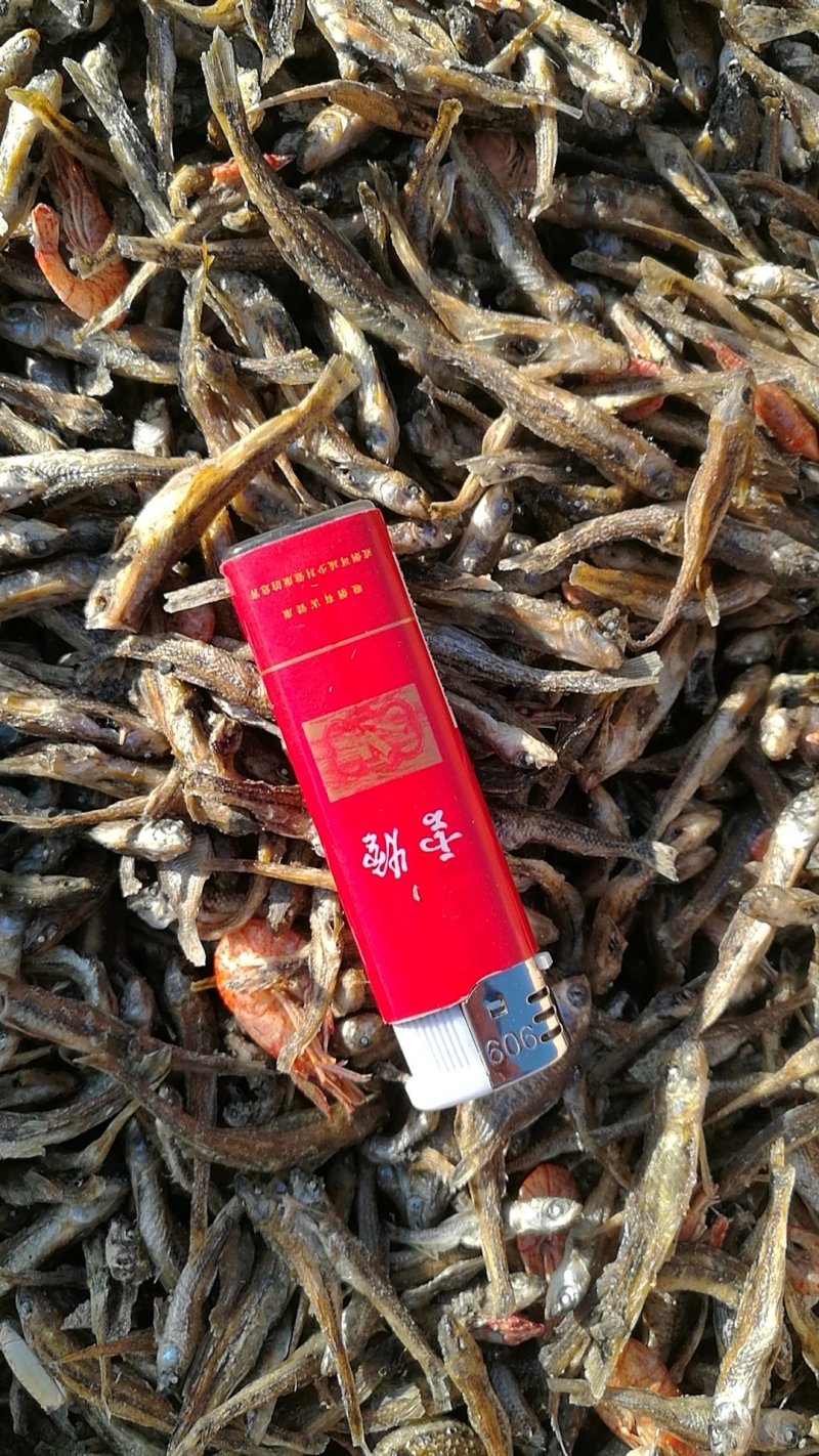 淡水小鱼干5厘米左右，淡盐水煮干水质非常好，