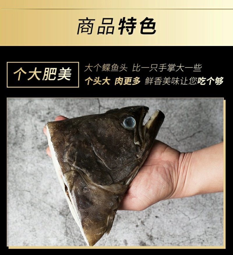 碟鱼头鸦片鱼头比目鱼头