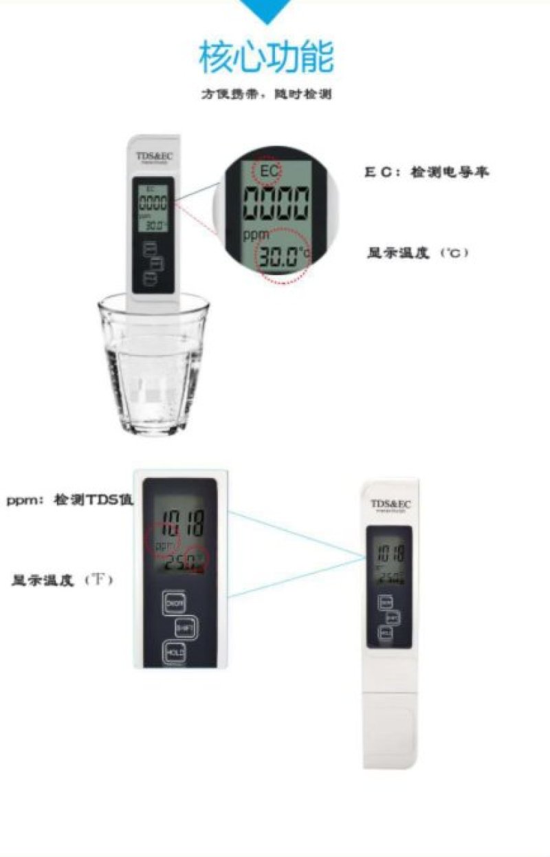 营养液EC/PH检测计