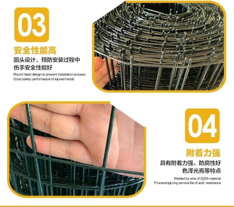 硬塑荷兰网铁丝网围栏养殖网养鸡网栅栏护栏防护网钢丝网隔离
