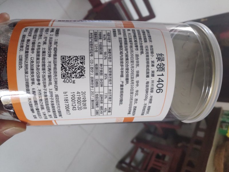 绿领1406青梗菜种子