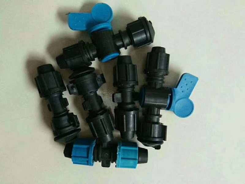16软带旁通阀滴管开关贴片滴灌带接头农用水带旁通阀连接开