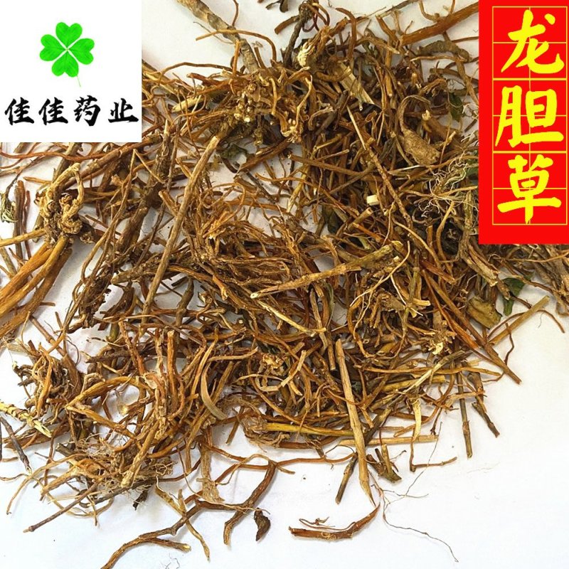 龙胆草好统货实物图过筛货供应各种中药材