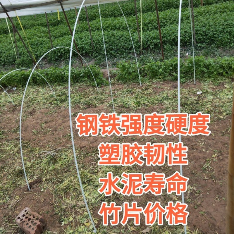大棚温室骨架二棚地膜弓杆各种中小拱棚骨架玻璃纤维弹力钢棒