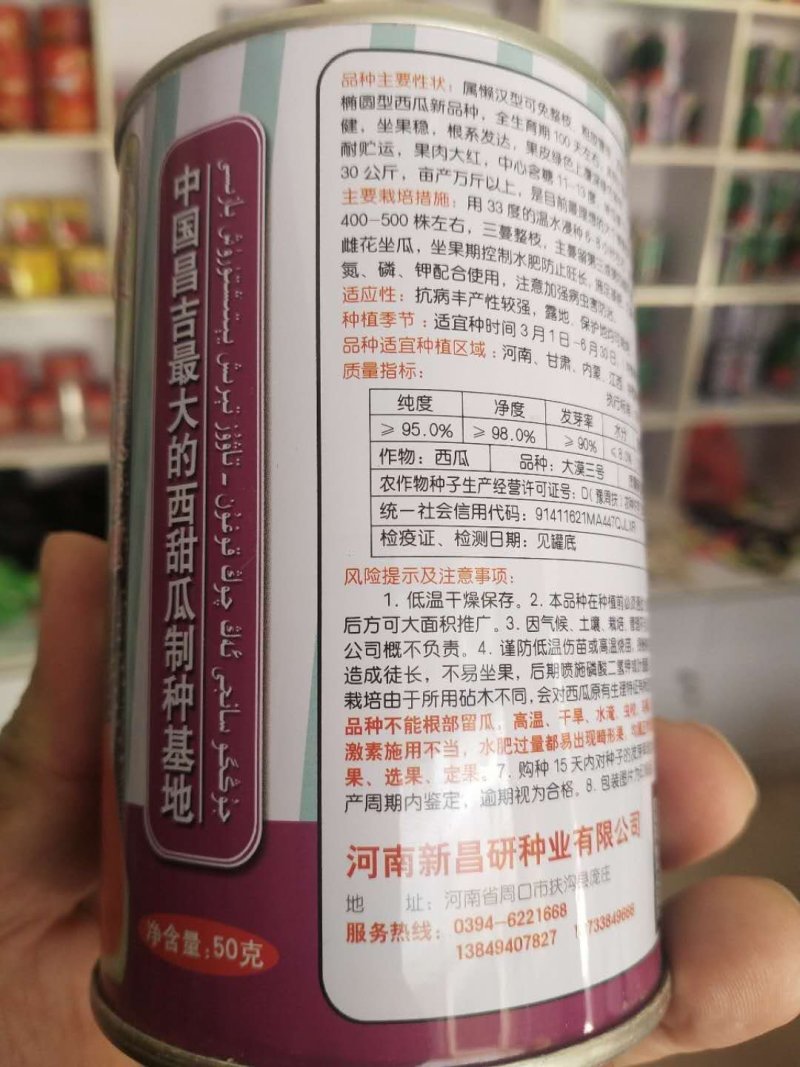 懒汉瓜西瓜种子大漠三号