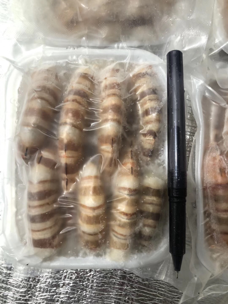 去头斑节虾干净卫生。