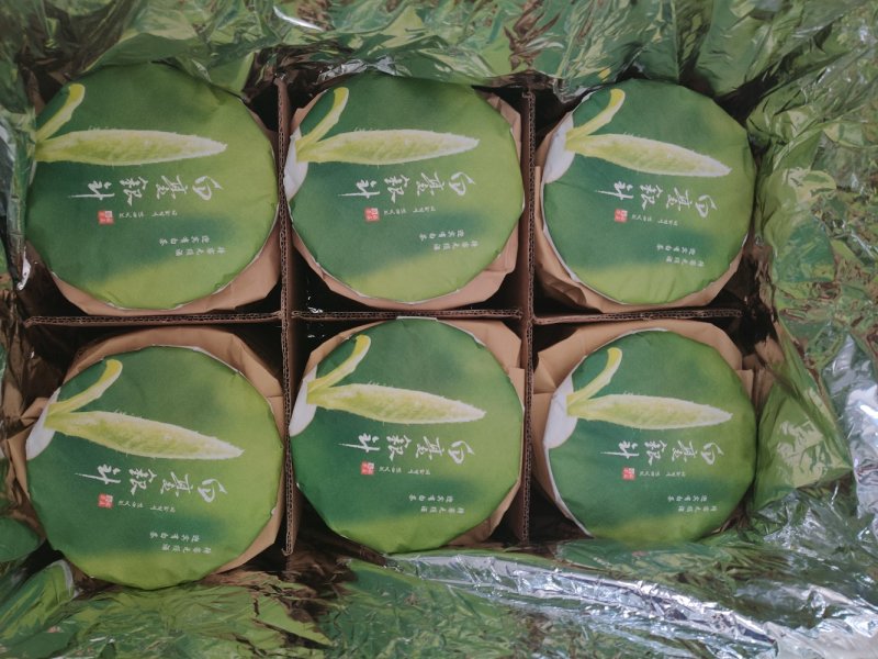 白豪银针月光白茶针饼