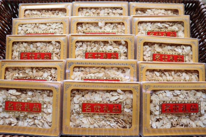 精选花旗参0.8cm中大片足龄老参参味浓高品质可礼盒装
