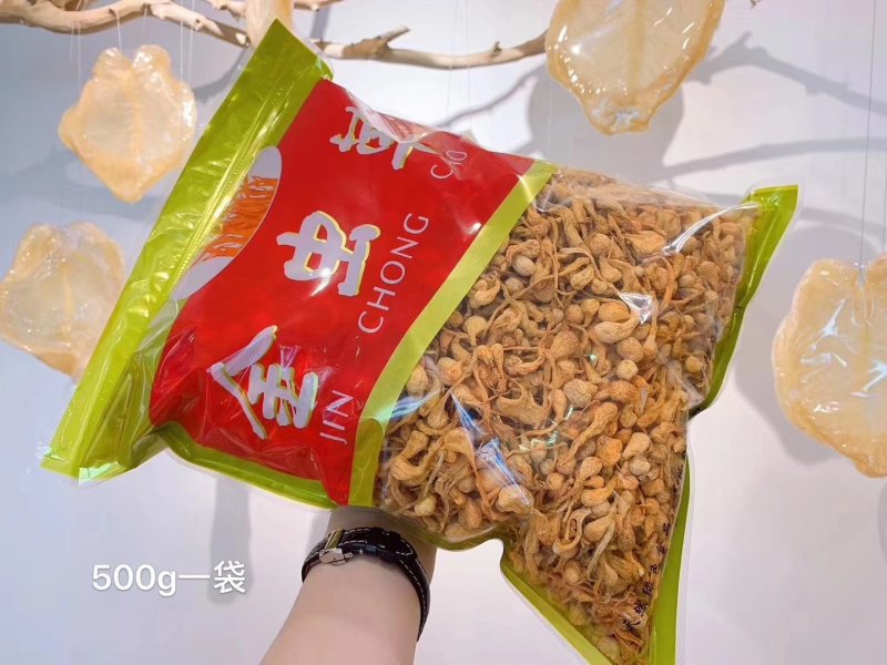 精选小号孢子头虫草花无硫精选干净无杂质香味浓