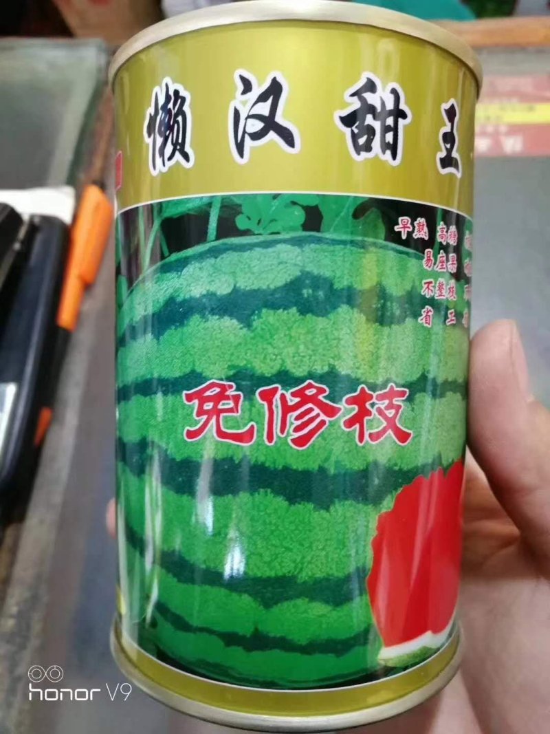 【优质】懒汉甜王西瓜种子甜度高大红瓤产量高上市早