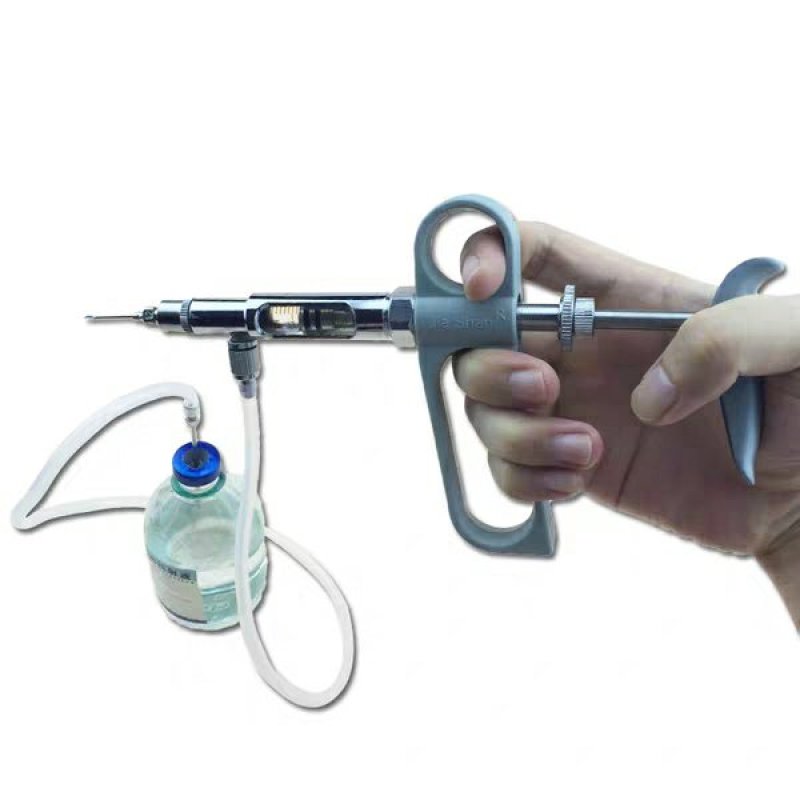 佳善A型连续疫苗注射器兽用2ML定量金属连续注射药器可