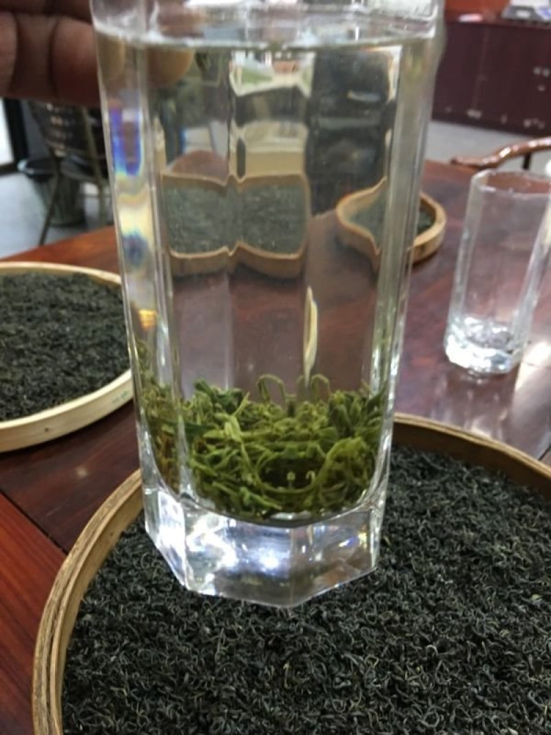 峨眉山高山绿茶，口感好特耐泡一斤两盒装