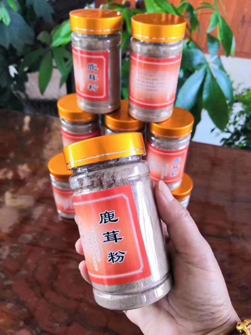 鹿茸粉纯正梅花鹿鹿茸粉50克整只干鹿茸磨粉非鹿茸片