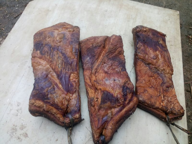 农家无饲料喂养老品种土猪肉，味道就是不一样