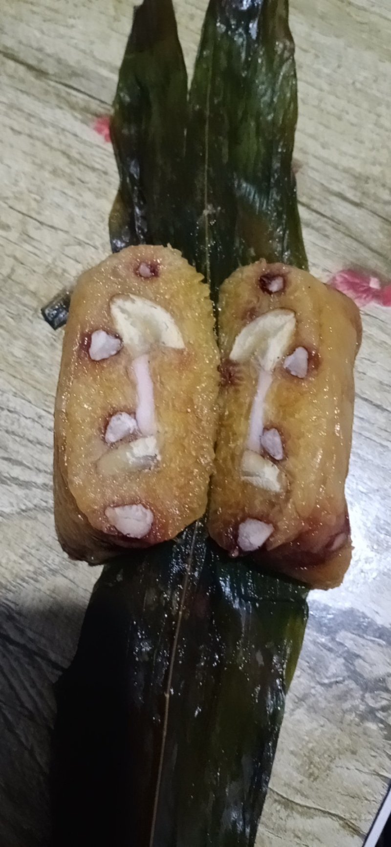 板栗粽，软糯味香，自家纯手工制作，无添加剂