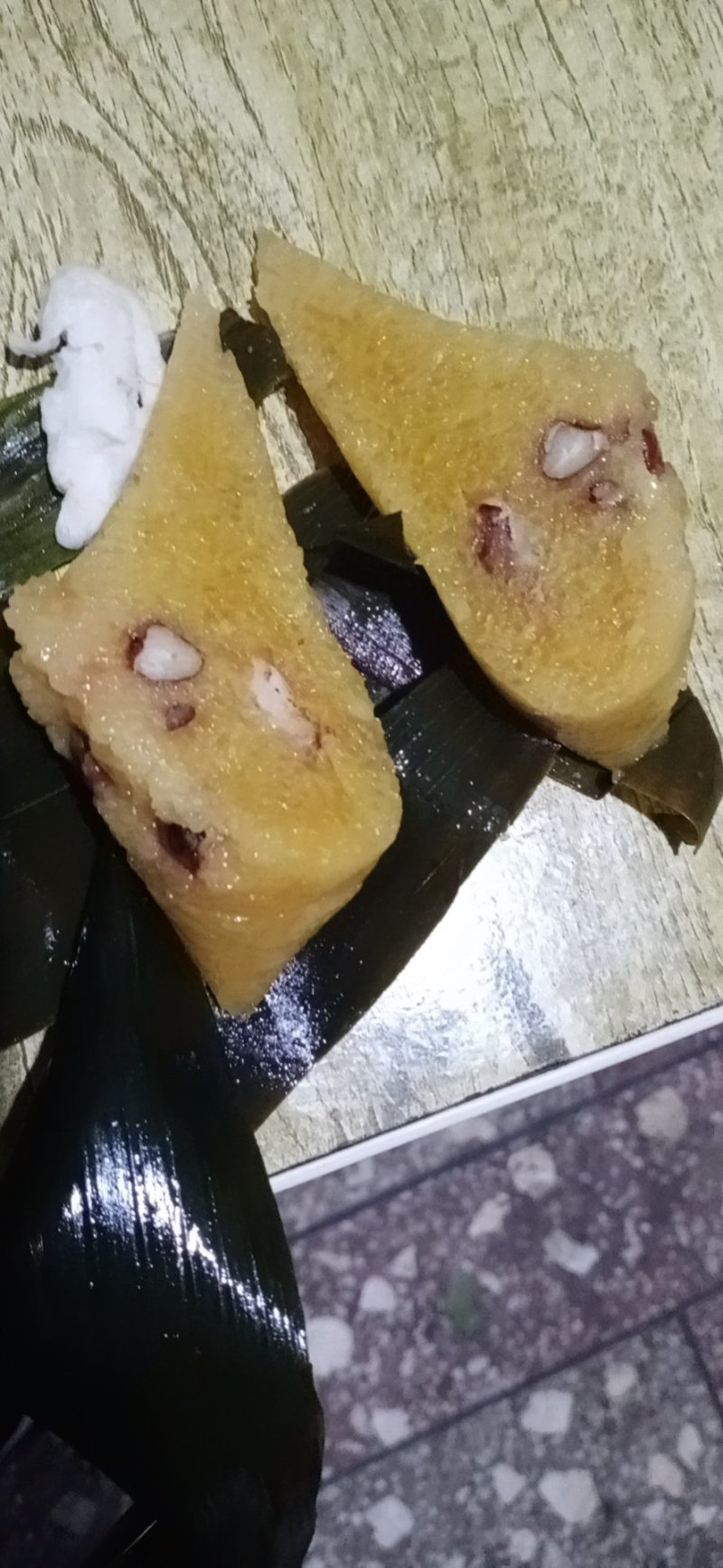 板栗粽，软糯味香，自家纯手工制作，无添加剂