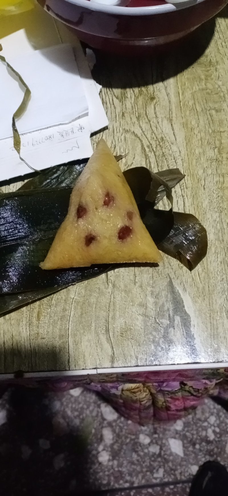 板栗粽，软糯味香，自家纯手工制作，无添加剂