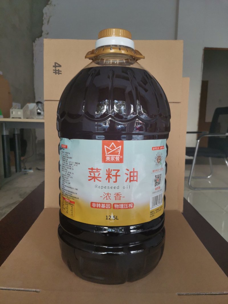 美家餐浓香菜籽油1.8L*6瓶/件小瓶装厂家直销纯菜籽油