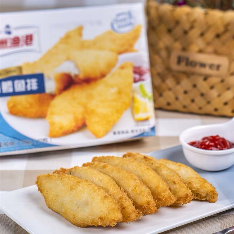 《舌尖美食》深海鳕鱼排，批发零售每盒十片