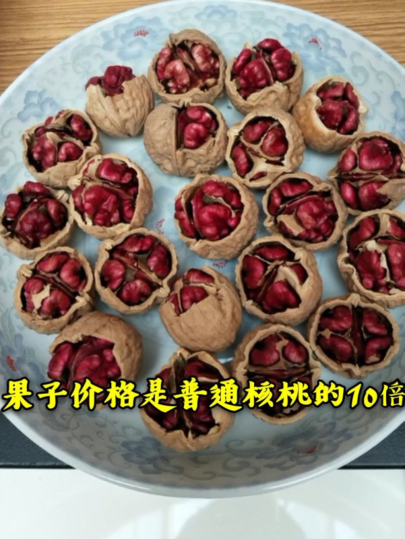 红皮核桃苗改良新品种脱毒育苗红皮薄皮卖疯了包邮