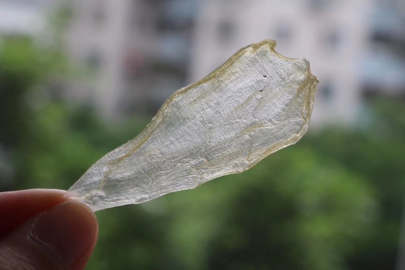 热卖竹叶胶小脆胶清水干净无油胶质多口感酥脆