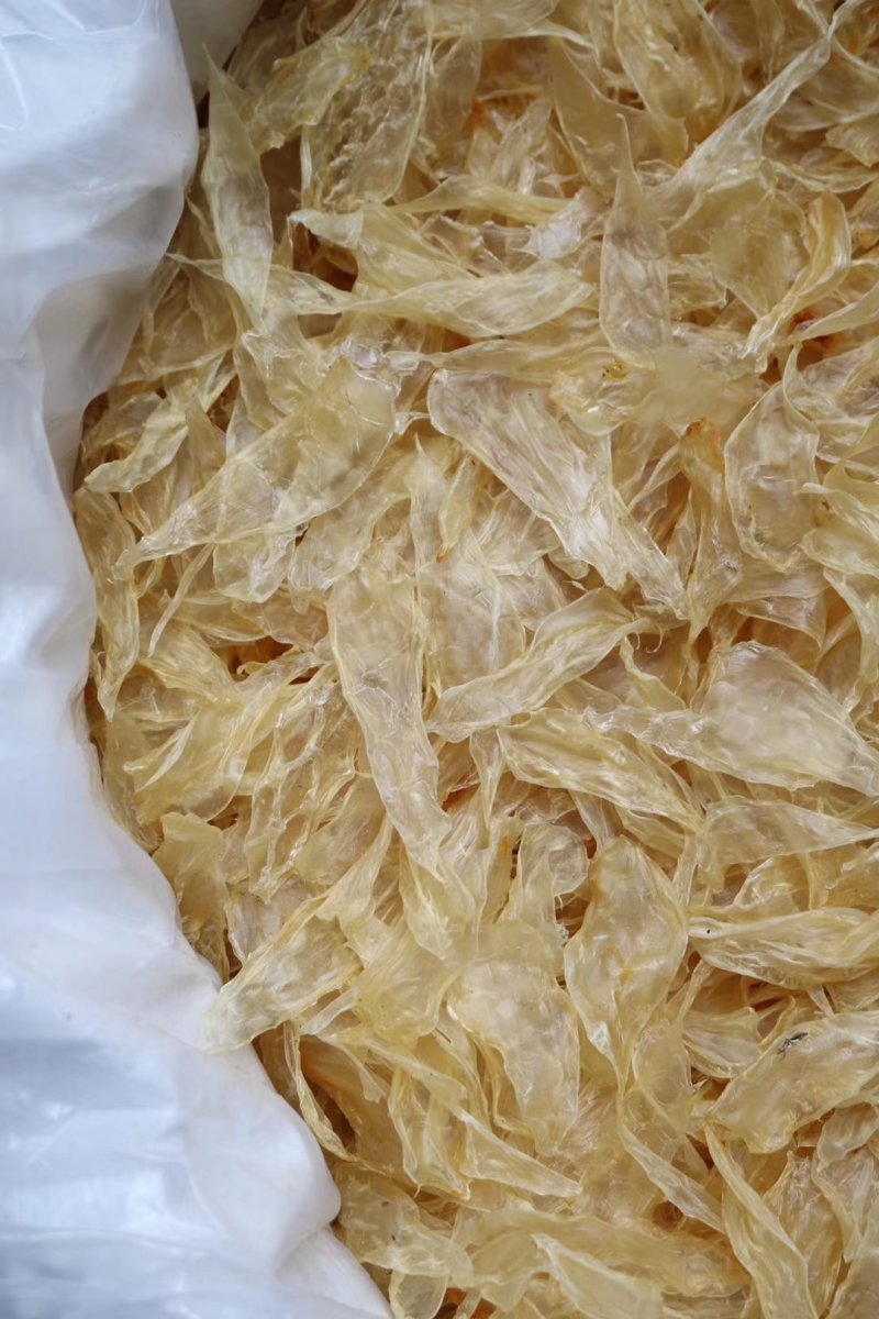 热卖竹叶胶小脆胶清水干净无油胶质多口感酥脆