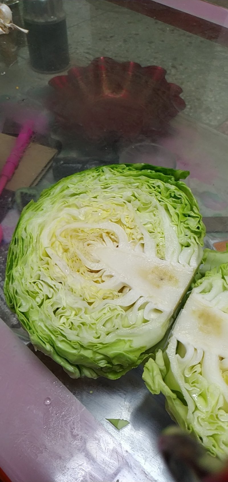 甘蓝，中甘甘蓝，圆甘蓝大量上市了心为绿色二斤左右