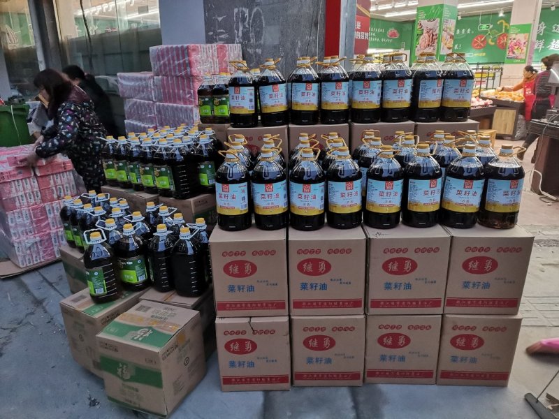 美家餐黄菜籽油12.5L*2瓶/件酒店餐厅商用大桶菜油