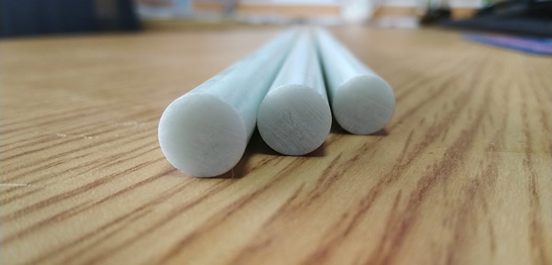 玻璃纤维棒保温菜棚支架8mm长4米骨架葡萄避雨棚拱棚杆