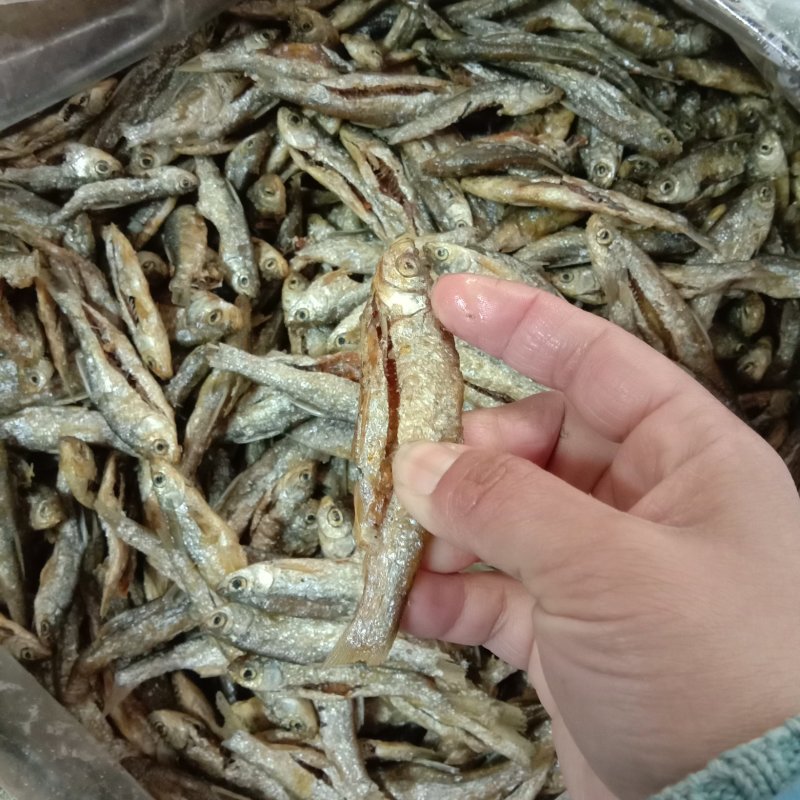 油炸鱼油炸小白条淡水无盐油炸鱼干破肚不苦