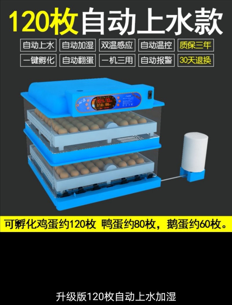 全自动孵化器智能小型家用型孵化机小鸡鸭鹅鸽子卵化器迷你孵