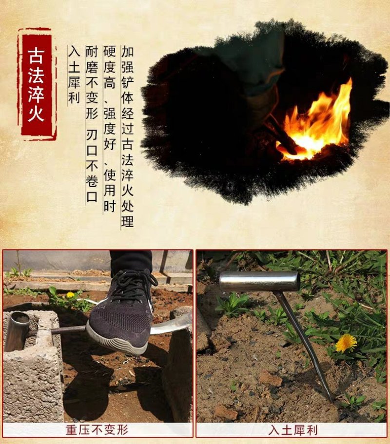 大蒜铲子不锈钢大蒜铲挖刨大蒜小铲子挖野菜专用铲子花