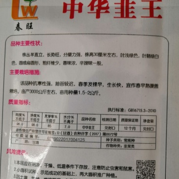 韭菜种子，宽叶韭菜种子