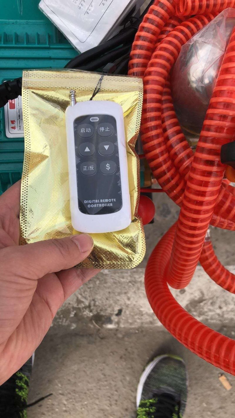 电动缠管打药机芦笋葡萄大棚高压220V喷雾机自动排管打药