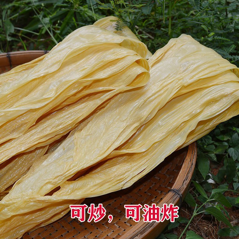 中国腐竹产地无添加剂原汁原味新鲜腐竹（扁竹、支竹）