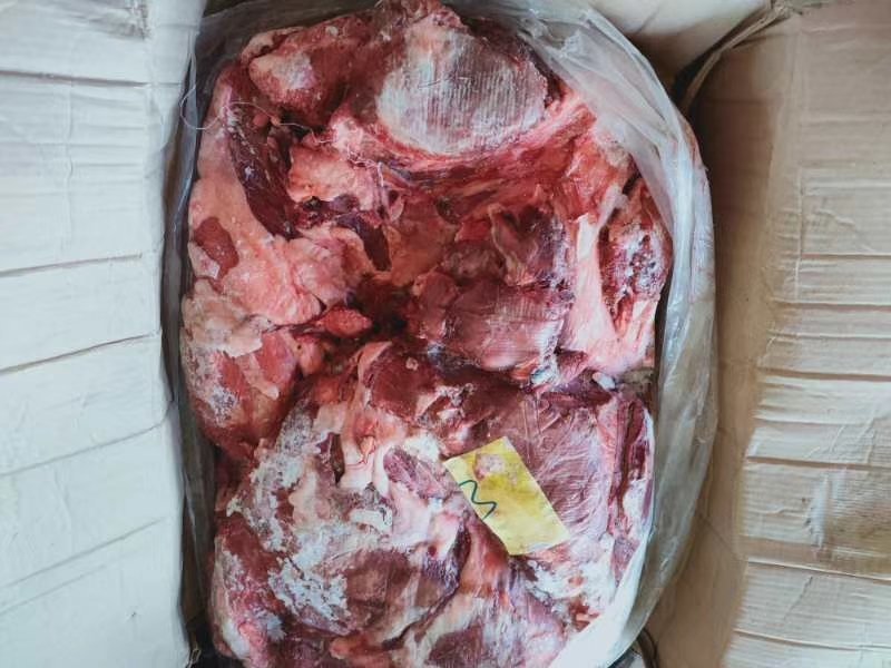 蒙古马肉四分体，带腱子后腿肉，颜色好，出成高