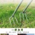 农用挖土开荒耙子神器园艺工具三齿户外翻地松土扒子家用种菜