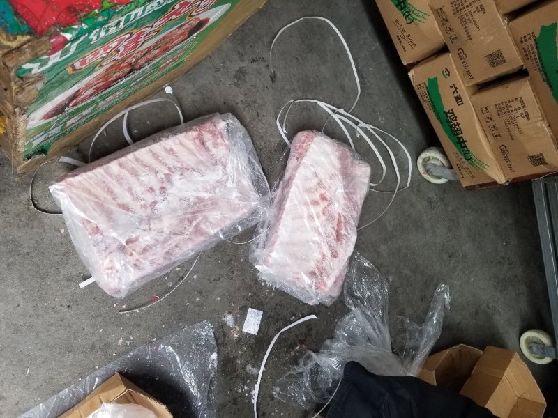 猪肋排，进口小排